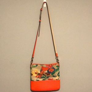 Kate Spade Coral Floral Crossbody Bag